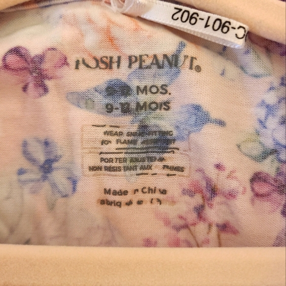 Posh Peanut Sleeper Pink Floral 9-12 months - Picture 3 of 4